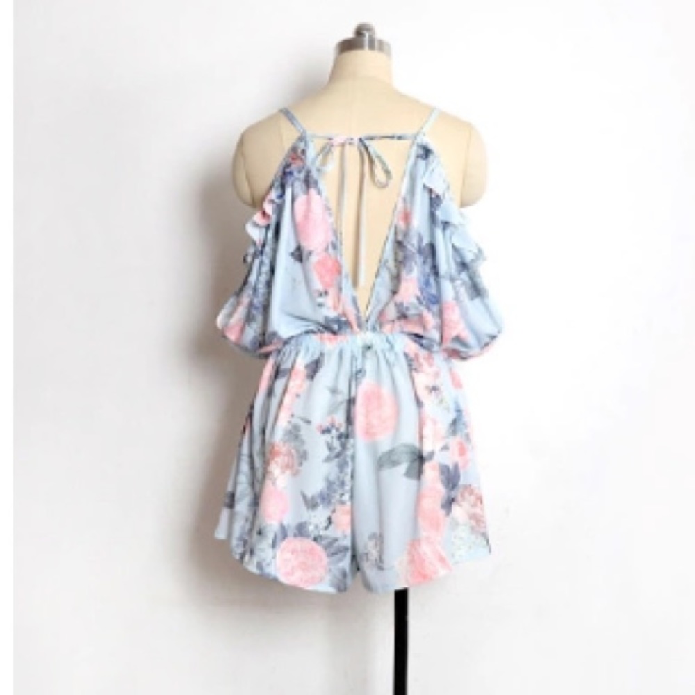 LAST TWO! Floral Ruffle Romper - Picture 7 of 8